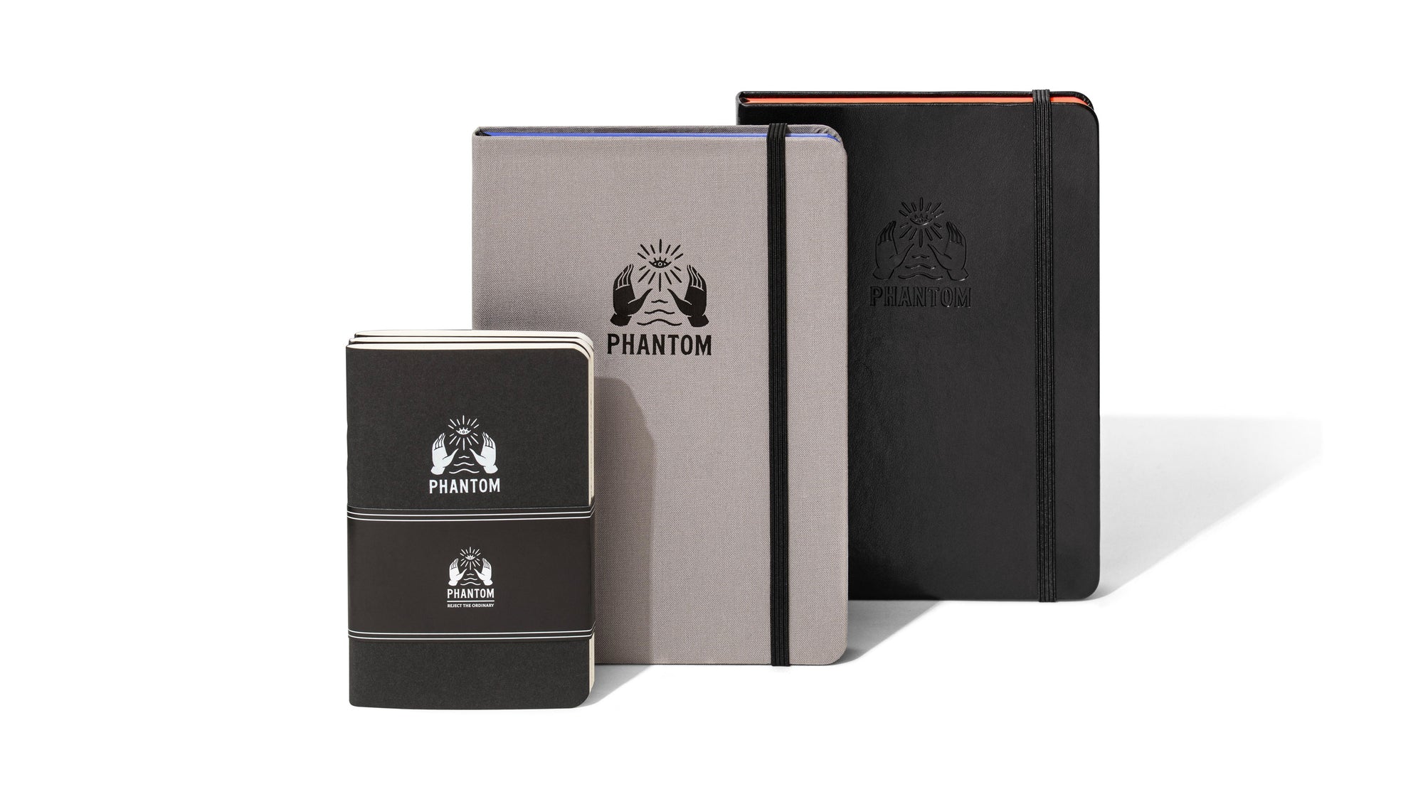 Phantom Notes - Dot Grid Leather Journal 100gsm perforated pages 